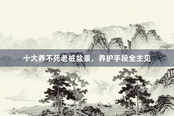 十大养不死老桩盆景，养护手段全主见